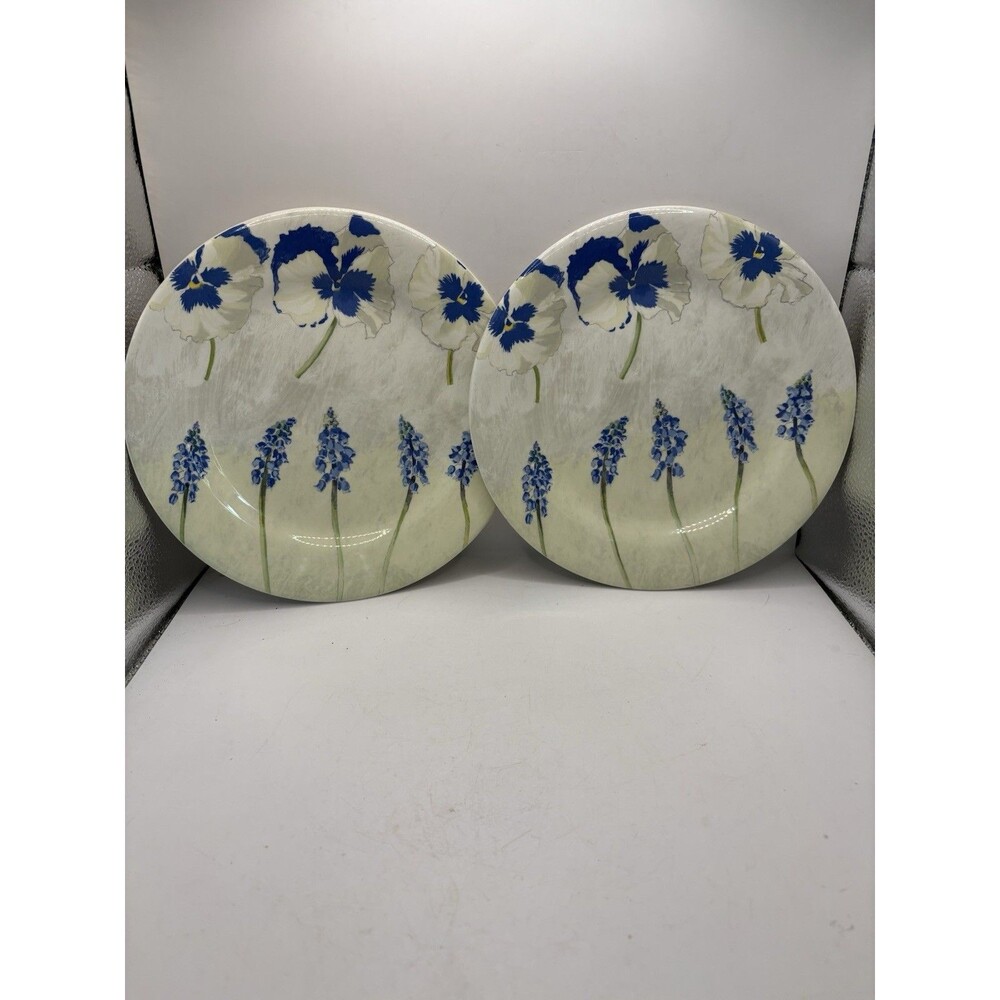 Set Of 2 Faiencerie De Gien Alice Salad Dessert Plate  France